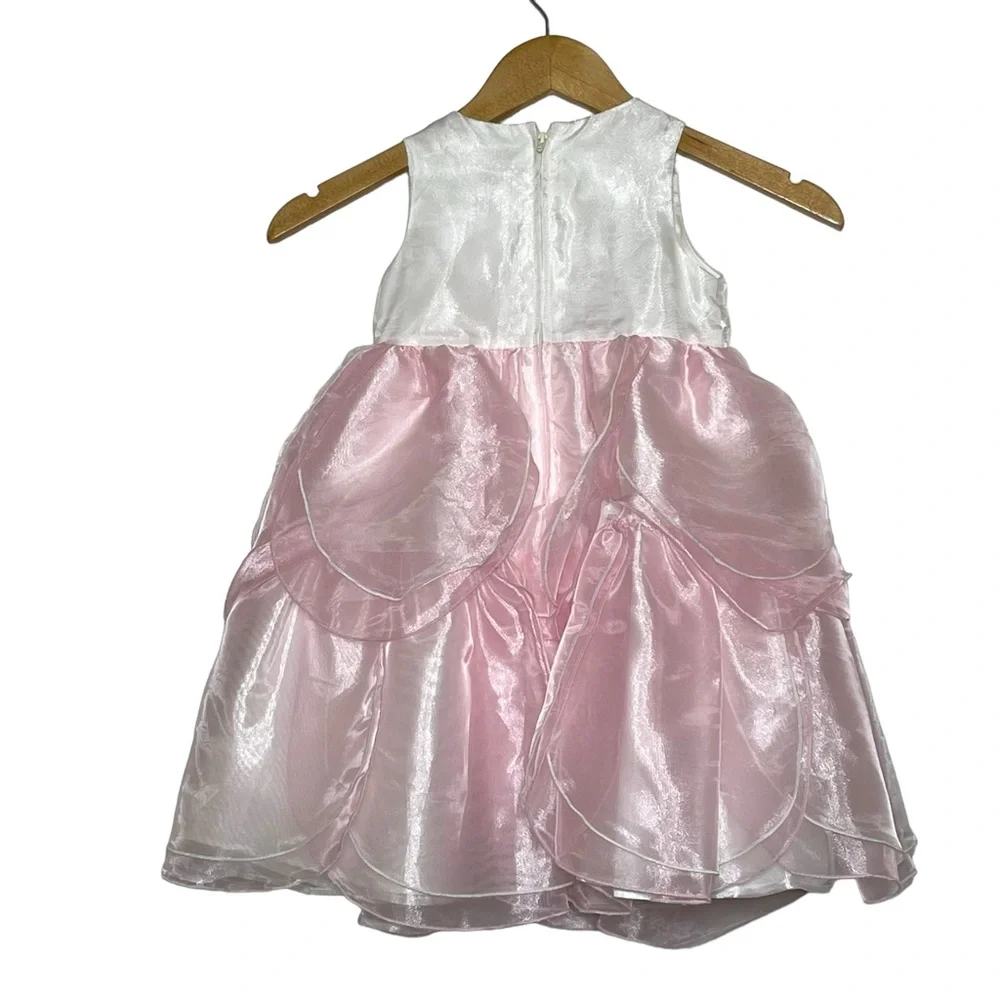 baby grand signature Girls Dress 4T Sleeveless Pink - Picture 2 of 7